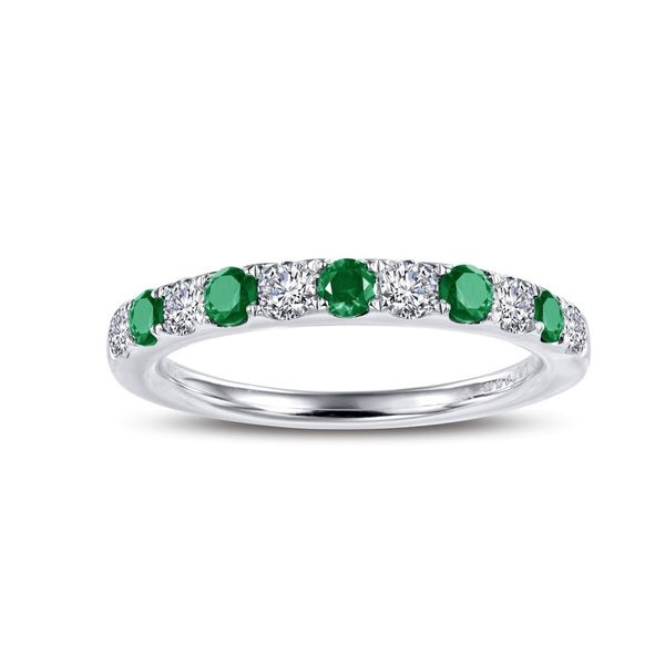 EMERALD & CUBIC ZIRCONIA BAND Miller's Fine Jewelers Moses Lake, WA