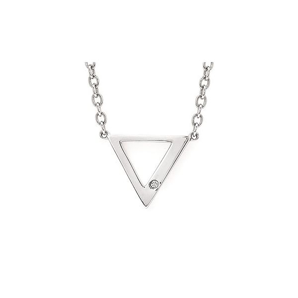 SILVER TRIANGLE NECKLACE Miller's Fine Jewelers Moses Lake, WA