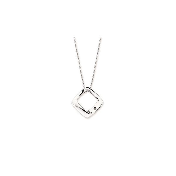 SILVER SQUARE NECKLACE Miller's Fine Jewelers Moses Lake, WA