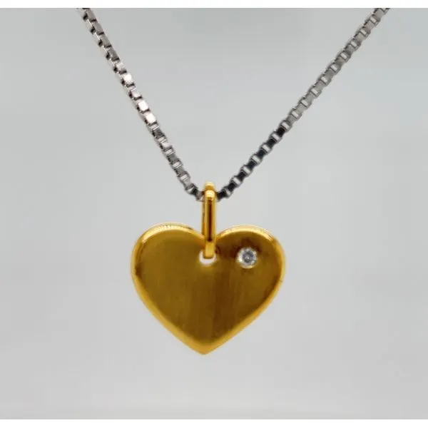 GOLD PLATED HEART NECKLACE Miller's Fine Jewelers Moses Lake, WA