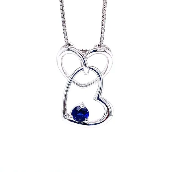 SAPPHIRE HEART NECKLACE Miller's Fine Jewelers Moses Lake, WA
