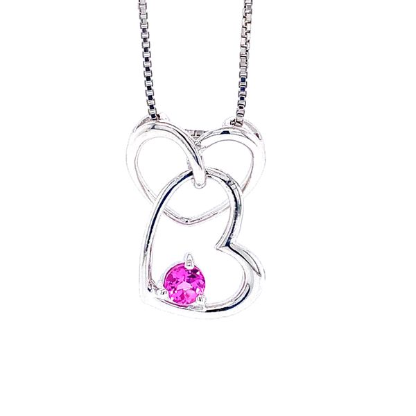 PINK SAPPHIRE HEART NECKLACE Miller's Fine Jewelers Moses Lake, WA