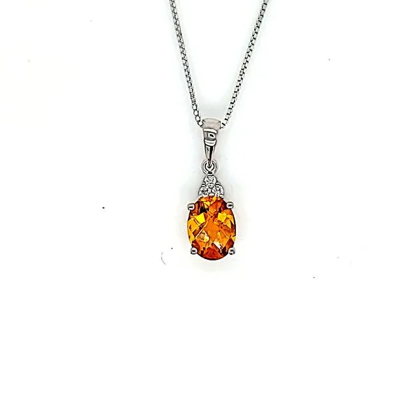 SILVER CITRINE NECKLACE Miller's Fine Jewelers Moses Lake, WA