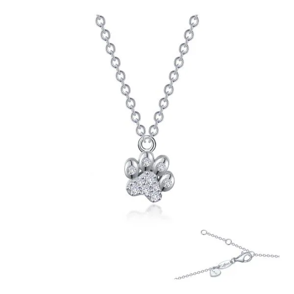 SILVER PAW PRINT NECKLACE Miller's Fine Jewelers Moses Lake, WA