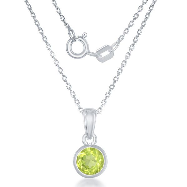 SILVER PERIDOT NECKLACE Miller's Fine Jewelers Moses Lake, WA