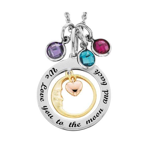 Sterling Silver Kids I Love You to the Moon & Back Necklace – The English  Garden