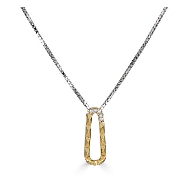 GOLD PLATED PAPERCLIP LINK NECKLACE Miller's Fine Jewelers Moses Lake, WA