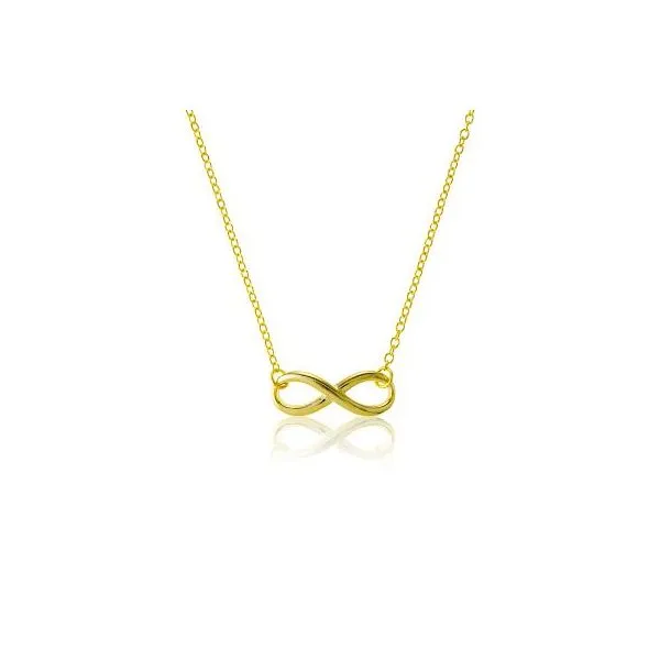 GOLD PLATED INIFINITY NECKLACE Miller's Fine Jewelers Moses Lake, WA