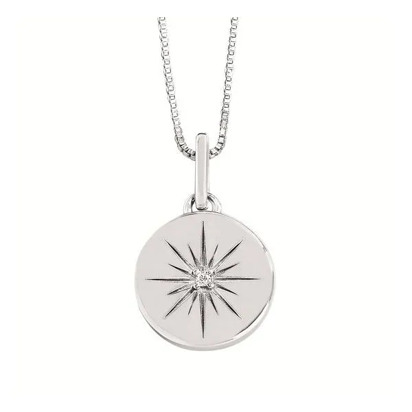 SILVER STAR DISC NECKLACE Miller's Fine Jewelers Moses Lake, WA