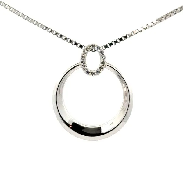 SILVER OPEN CIRCLE NECKLACE Miller's Fine Jewelers Moses Lake, WA