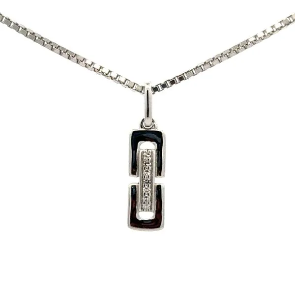SILVER DIAMOND LINK NECKLACE Miller's Fine Jewelers Moses Lake, WA