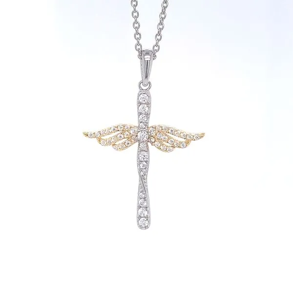 ANGEL WING CROSS NECKLACE Miller's Fine Jewelers Moses Lake, WA