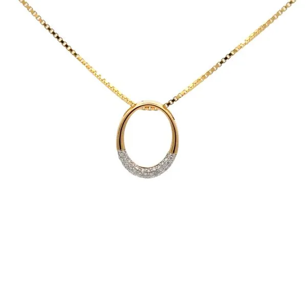 GOLD PLATED OVAL NECKLACE Miller's Fine Jewelers Moses Lake, WA