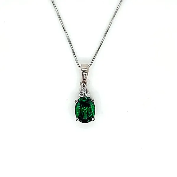 OVAL EMERALD NECKLACE Miller's Fine Jewelers Moses Lake, WA