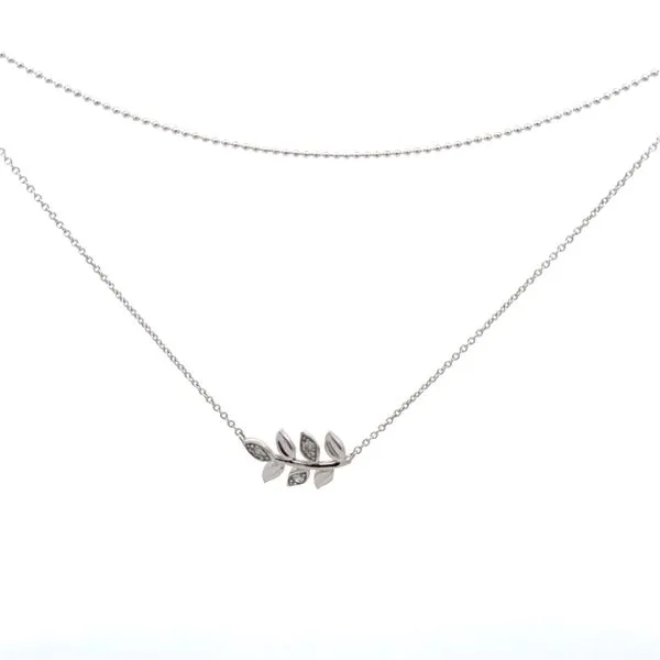 SILVER LAYERED BRANCH NECKLACE Miller's Fine Jewelers Moses Lake, WA
