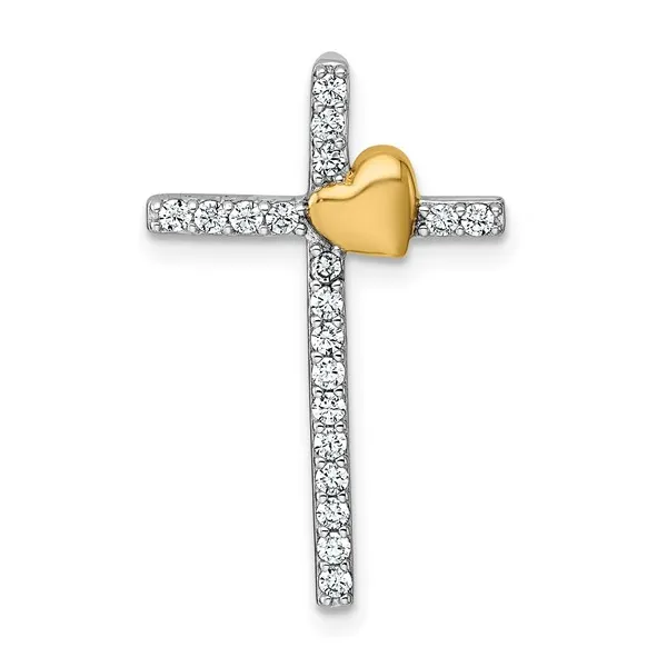 SILVER CZ CROSS PENDANT Miller's Fine Jewelers Moses Lake, WA