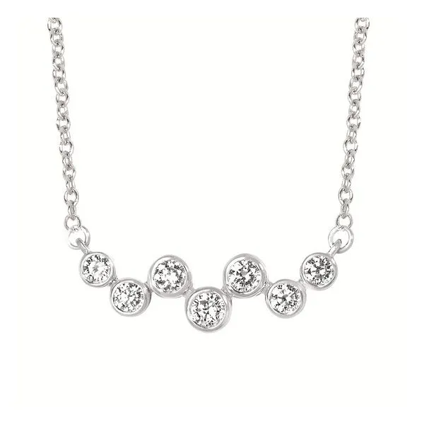 BEZEL SET LAB GROWN DIAMOND NECKLACE Miller's Fine Jewelers Moses Lake, WA
