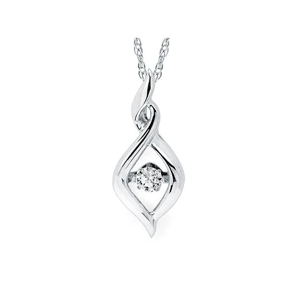 SILVER DANCING DIAMOND NECKLACE Miller's Fine Jewelers Moses Lake, WA