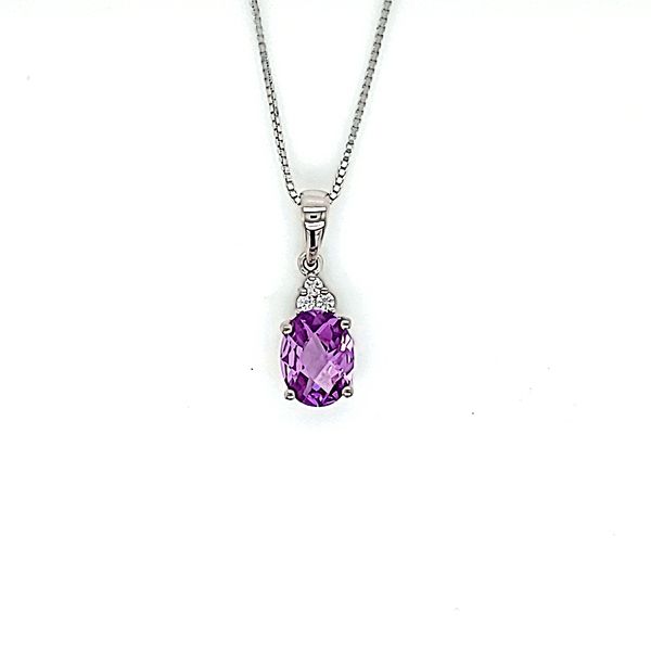 OVAL SYNTHETIC ALEXANDRITE NECKLACE Miller's Fine Jewelers Moses Lake, WA