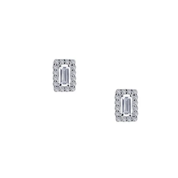 EMERALD CUT CUBIC ZIRCONIA STUDS Miller's Fine Jewelers Moses Lake, WA