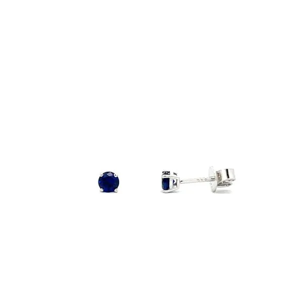 SILVER LAB SAPPHIRE STUDS Miller's Fine Jewelers Moses Lake, WA