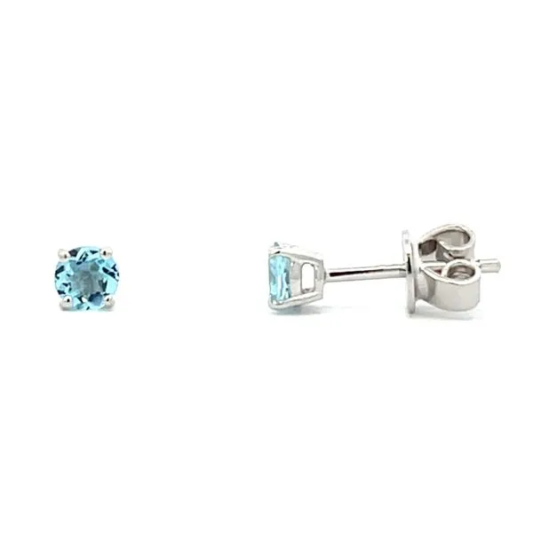 SILVER BLUE TOPAZ STUDS Miller's Fine Jewelers Moses Lake, WA