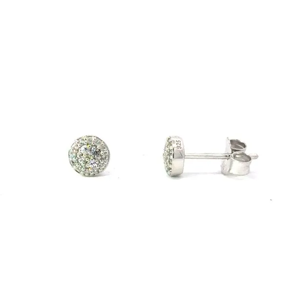 WHITE SAPPHIRE CLUSTER EARRINGS Miller's Fine Jewelers Moses Lake, WA