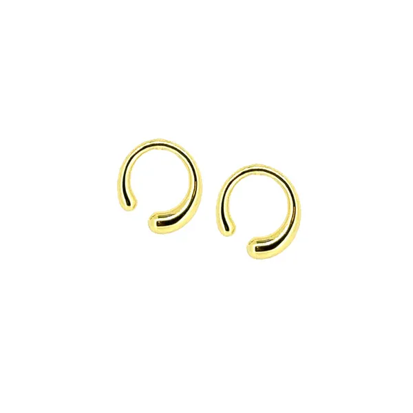 GOLD VERMEIL OPEN CIRCLE EARRINGS Miller's Fine Jewelers Moses Lake, WA