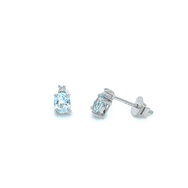 OVAL BLUE TOPAZ STUDS Miller's Fine Jewelers Moses Lake, WA