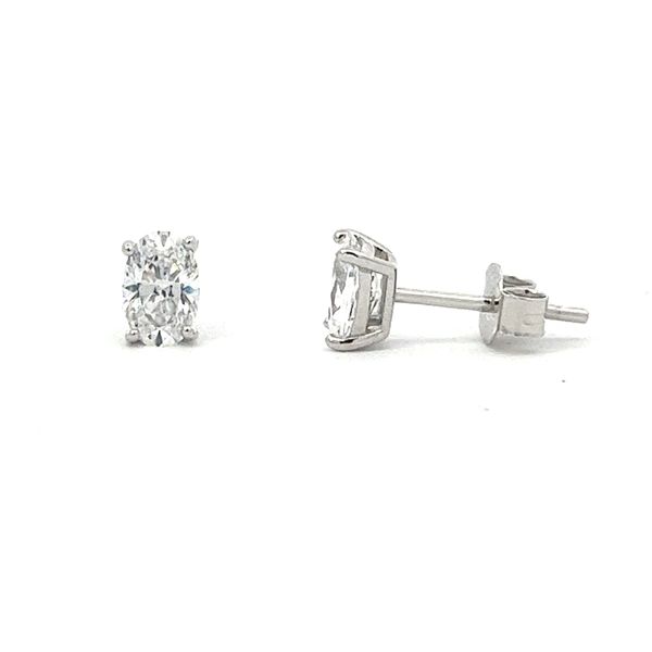 SILVER OVAL CZ STUDS Miller's Fine Jewelers Moses Lake, WA