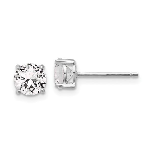 WHITE TOPAZ STUDS Miller's Fine Jewelers Moses Lake, WA