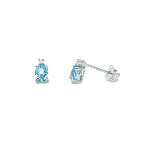 OVAL BLUE TOPAZ STUDS Miller's Fine Jewelers Moses Lake, WA