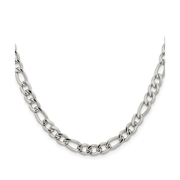 STAINLESS STEEL FIGARO CHAIN Miller's Fine Jewelers Moses Lake, WA