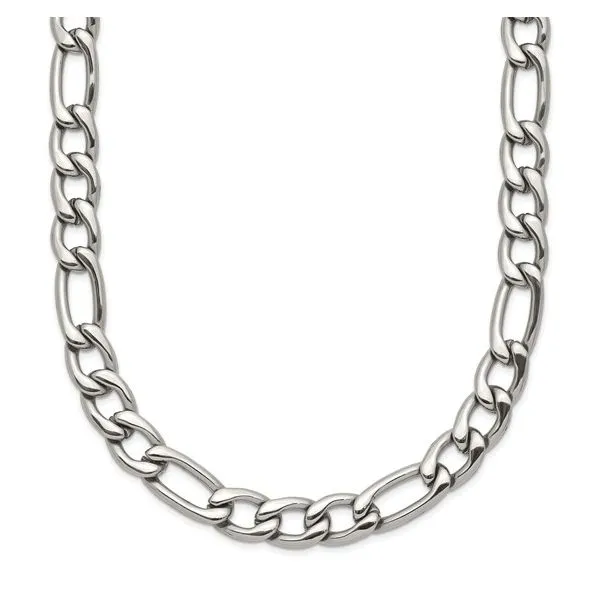 STAINLESS STEEL FIGARO CHAIN Miller's Fine Jewelers Moses Lake, WA
