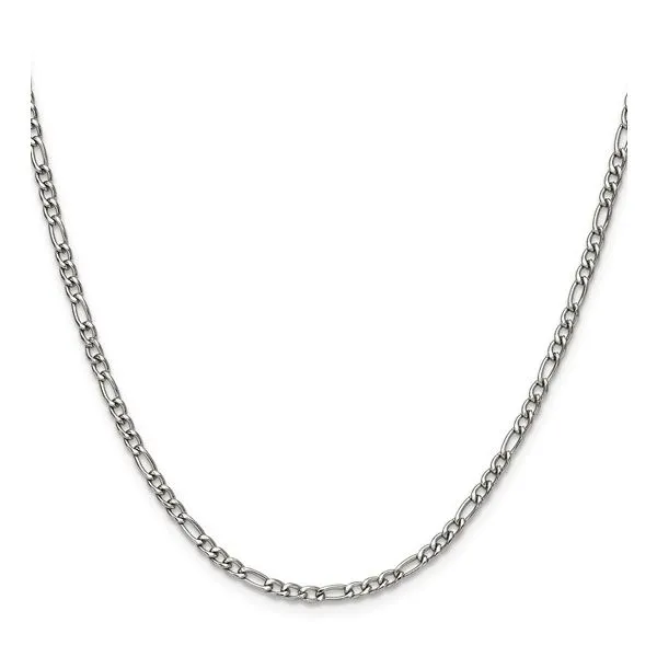 STAINLESS STEEL FIGARO CHAIN Miller's Fine Jewelers Moses Lake, WA