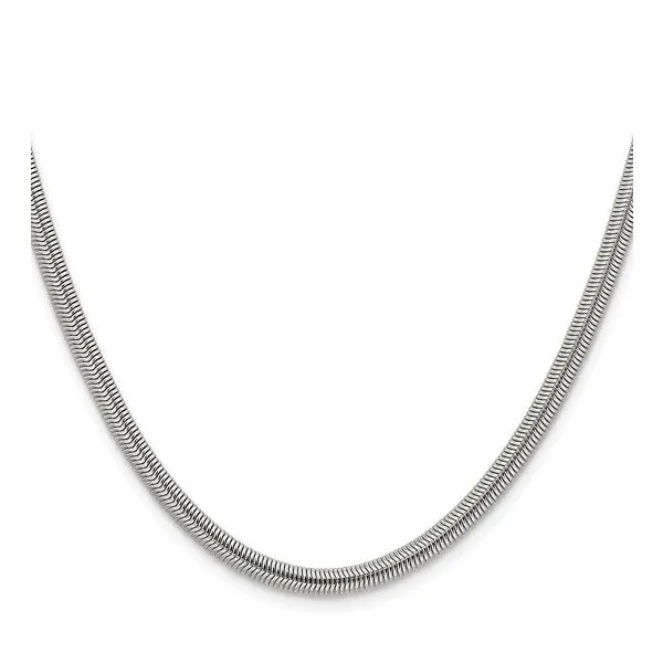 STAINLESS STEEL FLAT SNAKE CHAIN Miller's Fine Jewelers Moses Lake, WA