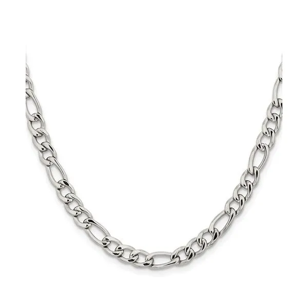 STAINLESS STEEL FIGARO CHAIN Miller's Fine Jewelers Moses Lake, WA