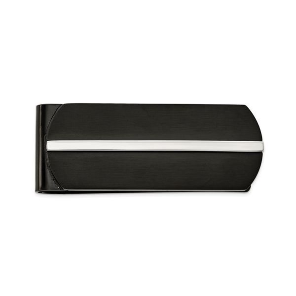 BLACK STAINLESS STEEL MONEY CLIP Miller's Fine Jewelers Moses Lake, WA