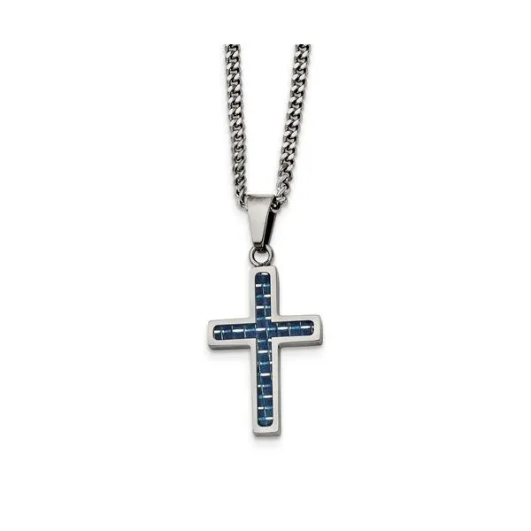 STAINLESS STEEL CROSS PENDANT Miller's Fine Jewelers Moses Lake, WA