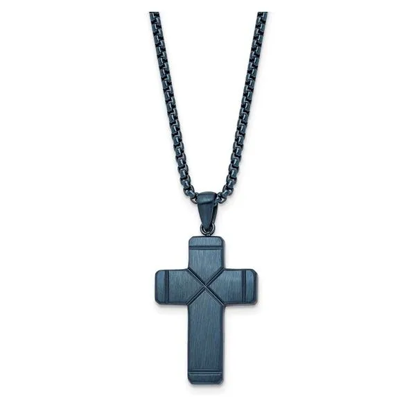 STAINLESS STEEL CROSS NECKLACE Miller's Fine Jewelers Moses Lake, WA