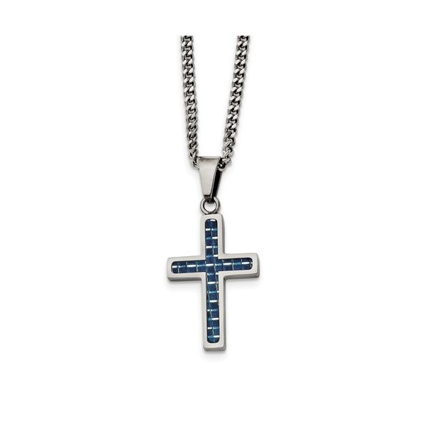 STAINLESS STEEL CROSS PENDANT Miller's Fine Jewelers Moses Lake, WA