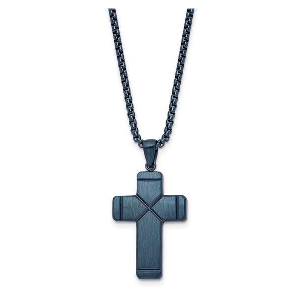 STAINLESS STEEL CROSS NECKLACE Miller's Fine Jewelers Moses Lake, WA