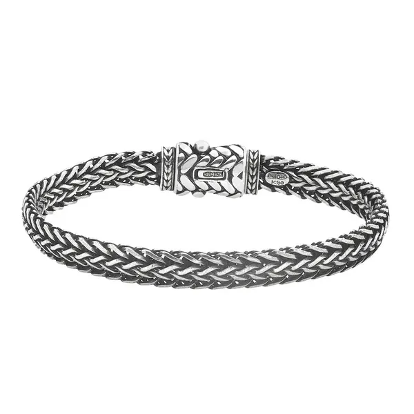 SILVER WOVEN LINK BRACELET Miller's Fine Jewelers Moses Lake, WA