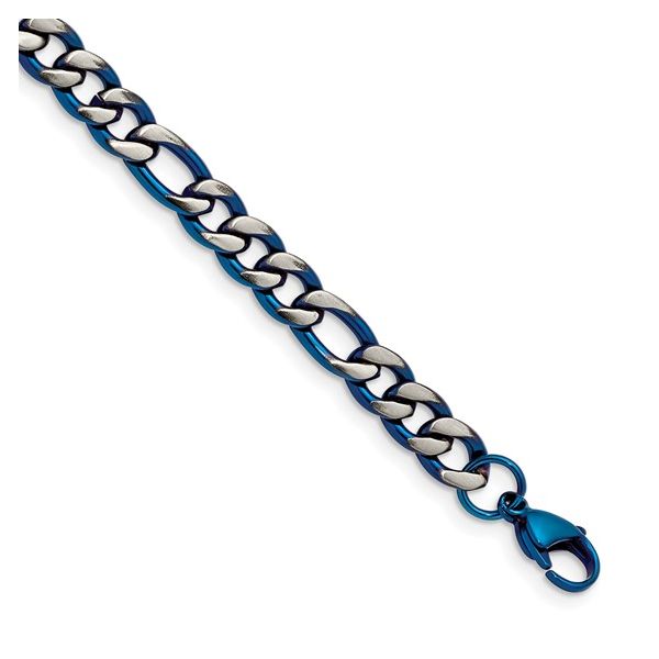 BLUE STAINLESS STEEL BRACELET Miller's Fine Jewelers Moses Lake, WA