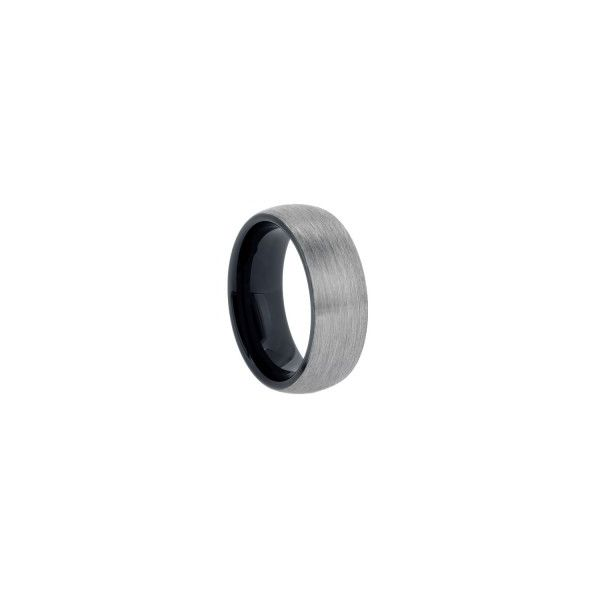 GREY & BLACK TUNGSTEN BAND SIZE 10 Miller's Fine Jewelers Moses Lake, WA