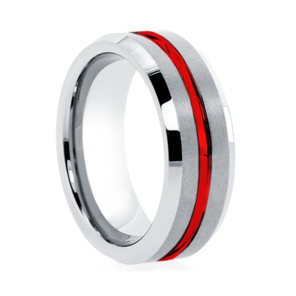 RED LINE TUNGSTEN BAND SIZE 9.5 Miller's Fine Jewelers Moses Lake, WA