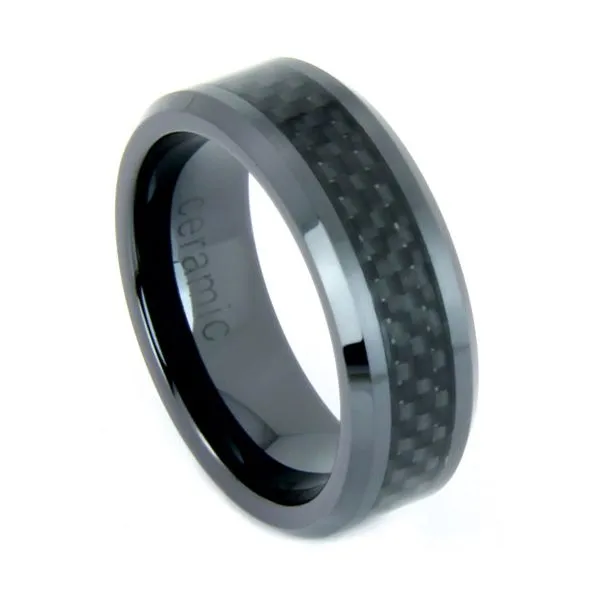 BLACK CERAMIC BAND SIZE 10 Miller's Fine Jewelers Moses Lake, WA