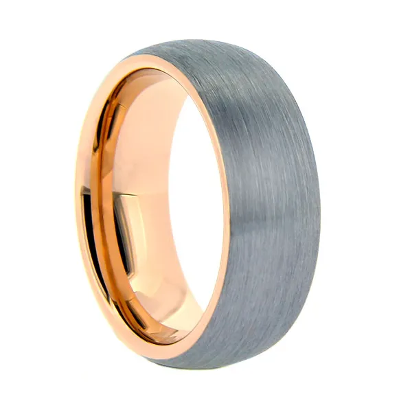 ROSE GOLD & GREY TUNGSTEN BAND SIZE 10 Miller's Fine Jewelers Moses Lake, WA