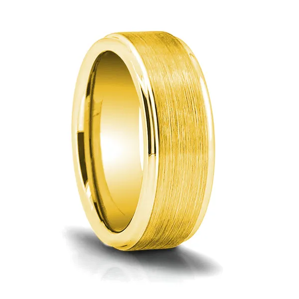 GOLD TONE TUNGSTEN BAND SIZE 9 Miller's Fine Jewelers Moses Lake, WA