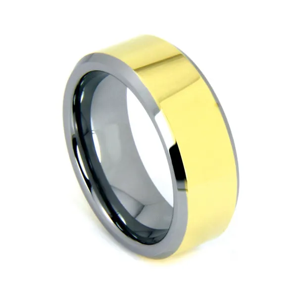 TWO-TONE TUNGSTEN BAND SIZE 10 Miller's Fine Jewelers Moses Lake, WA